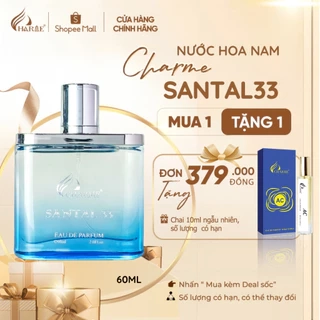 Nước Hoa Nam Quyến Rũ CHARME SANTAL33 60ml Nam Tính, Sang Trọng_Nước Hoa Chính Hãng Lưu Hương Lâu