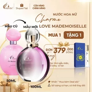 Nước Hoa Nữ CHARME LOVE MADEMOISELLE 100ml, Hương Hoa Cỏ, Nữ Tính, Nhẹ Nhàng