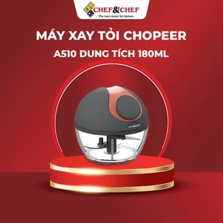 Dụng Cụ Xay Tỏi Ớt CHEF&CHEF A510 180ml – Lưỡi Dao Sắc Bén, Xay Nhanh & Tiện Lợi
