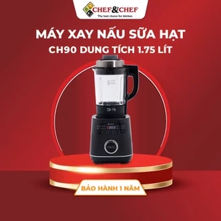 Máy Xay Nấu Sữa Hạt Đa Năng CHEF&CHEF CH90 – Bảng Điều Khiển Tiếng Việt, Xay Nhuyễn Dễ Dàng