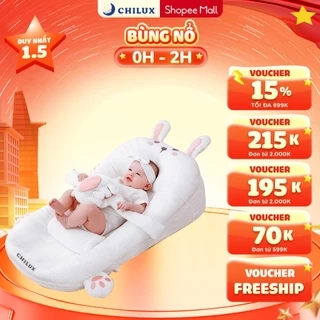 Gối chống trào ngược thỏ hồng Chilux - Thiết kế 3 nấc nghiêng tùy chỉnh, gối định hình