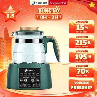 Máy đun nước pha sữa CHILUX đa năng, hâm sữa đúng nhiệt độ, giữ ấm suốt 24H, đun nước khử clo