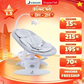 Nôi điện Chilux cho bé E9 có điều khiển từ xa