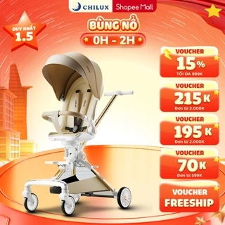 Xe đẩy gấp gọn cho bé Chilux M06 Pro - Xoay 2 chiều, gấp gọn nhanh chóng