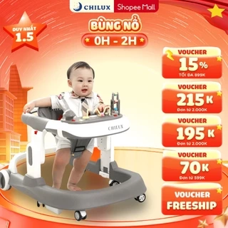 Xe tập đi cho bé chữ U Chilux Walk-S, đa năng, tạo cho bé hướng cố định khi di chuyển