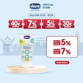 Kem đánh răng hương Chuối - Táo Chicco 6M+ 50ml