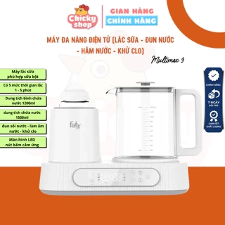 Máy đa năng điện tử (Lắc sữa/ Đun & hâm nước pha sữa) Multimax 9 FATZBABY FB9510HB