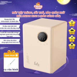 Máy tiệt trùng sấy khô khử mùi FATZBABY UVC LED- KING 2- 19L -FB4799BT công nghệ khử mùi Anion