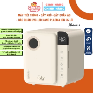 Máy tiệt trùng sấy khô UVC-LED 25L công nghệ Nano Plasma Ion PLASMAX 1 FATZBABY  FB4725ZH