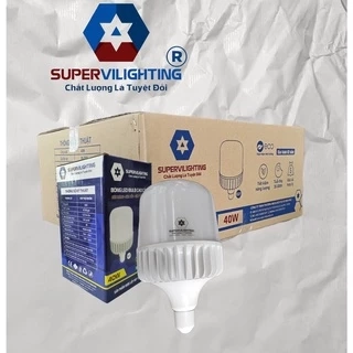 Buld trụ nhôm SuperVilighting, MS:BTN-15W-50W-AST, Đui e27,Lấy sáng phòng khách, phòng bếp, trụ nhôm. Bảo hành 24 tháng