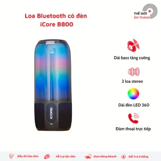 Loa Bluetooth Có Đèn iCore B800 - CHÍNH HÃNG STORE