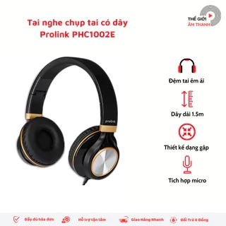 Tai Nghe Có Dây Prolink PHC1002E - CHÍNH HÃNG STORE