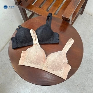 Áo Lót Nữ Không Gọng Đệm 1cm Ren Chống Xước Mút Thông Khí AL0019 By Bechipi