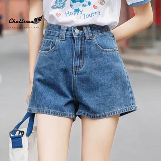 Quần short jean nữ Chollima QS007 Basic dễ phối đồ phong cách hàn quốc trẻ trung năng động