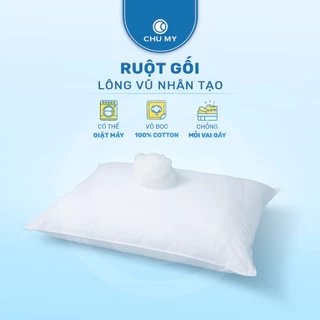 Gối khách sạn CHU MY, êm ái bồng bềnh, vỏ cotton tự nhiên cao cấp