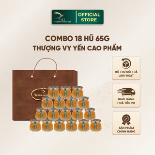 Combo 18 Hũ Yến Sào Chưng Sẵn 7G Yến Thật Không Kèm Hộp 5 Vị Cici Thượng Đỉnh Yến 65G Yến Cho Cả Gia Đình