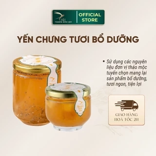 Hũ Yến Chưng Tươi 120-250ml CiCi Thượng Đỉnh Yến Nguyên Chất Yến Sào Khánh Hòa Sợi Dai Chưng Nóng Yến Chưng Tươi