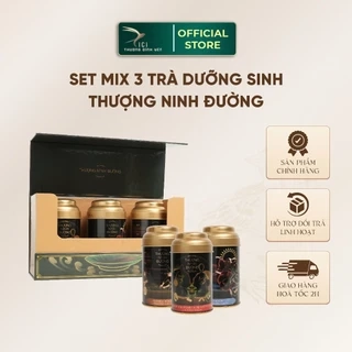Set 3 Trà Thảo Mộc Thiên Nhiên Dưỡng Sinh Thượng Ninh Đường Bổ Huyết 14 Vị Giúp Bổ Máu Thanh Nhiệt Đẹp Da Trà Thảo Mộc