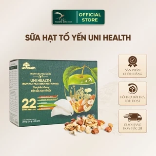 Sữa Hạt Tổ Yến CiCi Thượng Đỉnh Yến Hộp 10 Gói Gồm 21 Loại Hạt Dinh Dưỡng và 4 Thảo Dược Quý Chứa Yến Thật Nguyên Chất