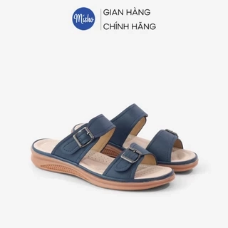 Dép Nữ Misho Thời trang Quai Ngang Êm Mềm Nhẹ Bông De03