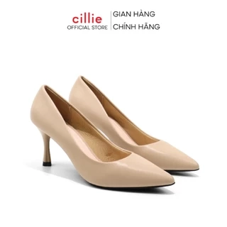 Giày Cao Gót Nữ Cillie Gót Nhọn 7p 4p Chắc Chắn Thời Trang Công Sở