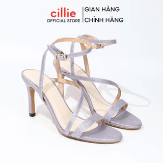 Giày Sandal Nữ Cao Gót Cillie Đi Tiệc Gót Nhọn Chắc Chắn Mũi Tròn SD03