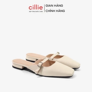 Sục Nữ Mũi Vuông Cillie Đế Cao 2cm Da Mềm Mại Kiểu Dáng Thanh Lịch 1142