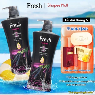 Combo 2 chai Dầu gội Fresh chiết xuất Bồ kết Suôn mượt óng ả 650g/chai