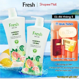 Combo 2 Dầu gội Fresh Giảm gãy rụng tinh dầu Bưởi 650g/chai