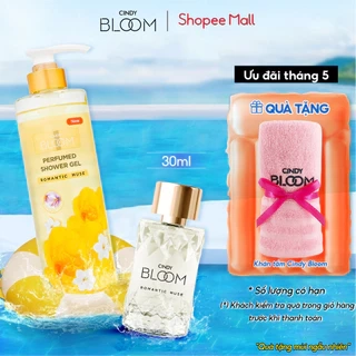 Combo Sữa tắm nước hoa 640g & Nước hoa Cindy Bloom 30ml Romantic Muse hương quyến rũ