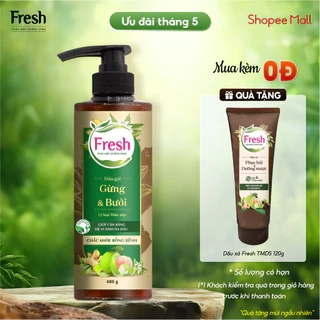 Phiên bản mới - Dầu Gội Fresh Thảo Mộc Dưỡng Sinh 480g (Sạch Gàu Mềm Mượt / Chắc Khỏe Bồng Bềnh)