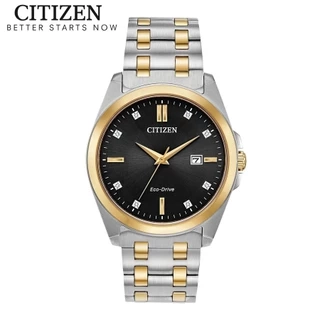 Đồng Hồ Nam Citizen Eco-Drive Dây Da BM8553-16A - Mặt Trắng (41mm)