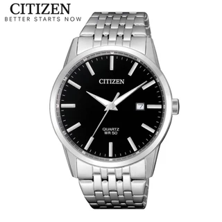 Đồng Hồ Nam Citizen Pin-Quartz Dây Thép Không Gỉ AN8196-55E - Mặt Đen (42mm)
