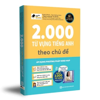 Sách - 2000 từ vựng tiếng Anh theo chủ đề - Áp dụng phương pháp mind map - HITBOOKS