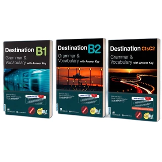 Sách - Bộ 3 cuốn Destination Grammar & Vocabulary with Answer Key B1, B2, C1&C2 - Lẻ tùy chọn