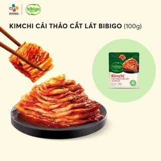 Kimchi Hàn Quốc Bibigo cải thảo cắt lát - Túi 100g
