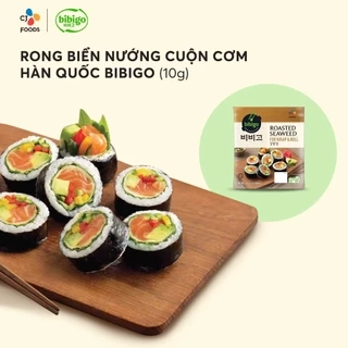 Rong biển nướng cuộn cơm Hàn Quốc Bibigo 10g