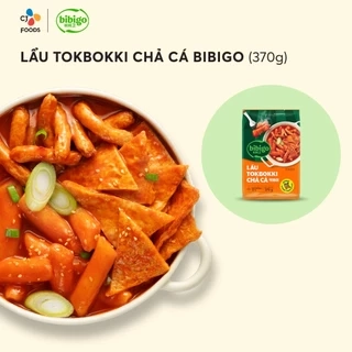 Set Lẩu Tokbokki Chả Cá Hàn Quốc Bibigo 370g (1 gói hoặc 2 gói)