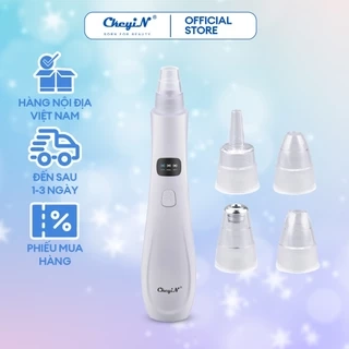 CkeyiN Máy hút mụn đầu đen làm sạch lỗ chân lông kèm 5 đầu hút chuyên dụng máy hút mụn cầm tay MR596