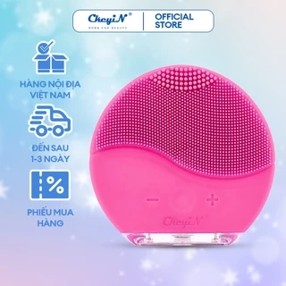 CkeyiN Máy rửa mặt sóng âm làm sạch sâu chống nước cho mọi loại da MR208M