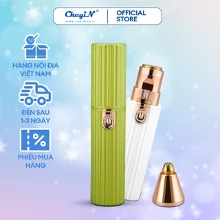 Ckeyin Máy Tẩy LôngTriệt Lông Mày 2 Trong 1 Mini Sạc Pin Có Tích Hợp Đèn máy cạo lông mini máy cạo lông vùng kín MT114
