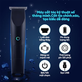 CkeyiN Tông Đơ Cắt Tóc , Cạo Râu Điện Tử USB Không Dây Có Thể Sạc Lại Cho Nam Và Nữ, Bộ Máy cạo râu Cắt Tóc RD017