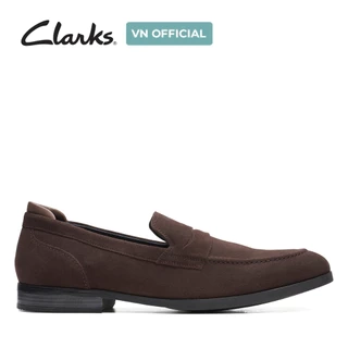 Giày Lười Da Lộn Nam Clarks - Bradish Ease
