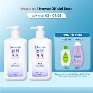 Combo 2 Chai Sữa tắm Johnson's Adult dành cho người lớn - Dung tích 750mlx2