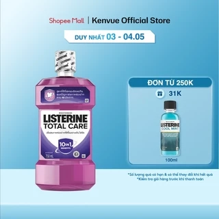 Nước súc miệng chăm sóc toàn diện Listerine Total Care Mouthwash 750ml