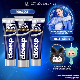 Combo 3 Kem Đánh Răng Closeup Dạng Gel Trắng Răng Diamond Attraction Ngay Sau 1 Lần Chải 100G/Tuýp