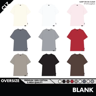 Áo phông nam nữ unisex tay lỡ AT TRƠN CLOUDZY thun form rộng local brand teen cổ tròn oversize