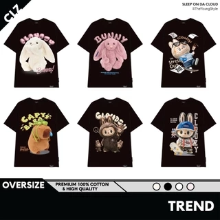Áo thun nam nữ unisex tay lỡ phông local brand CLOUDZY form rộng cổ tròn oversize cotton TH AT TREND