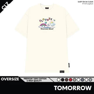 Áo thun nữ nam unisex tay lỡ phông local brand form rộng teen cổ tròn oversize  CLOUDZY BASIC TEE 2