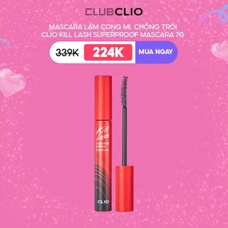 Mascara Clio Cong Mi, Chống Trôi Kill Lash Superproof Mascara 7g
